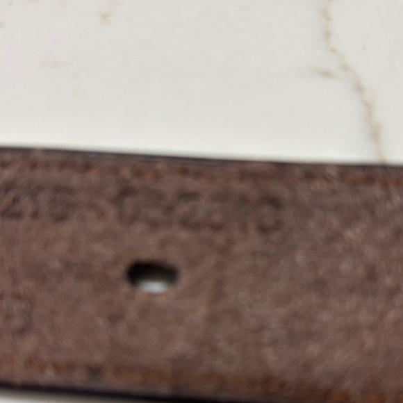 Nocona Brown and Silver Western Belt - Picture 11 of 11